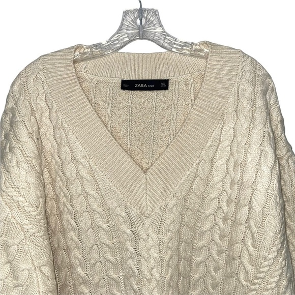 Zara Knit Women Oversized Sweater Size S - Picture 5 of 6